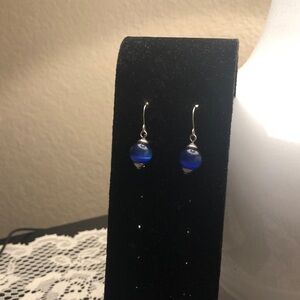 Elegant Blue Drop Earrings